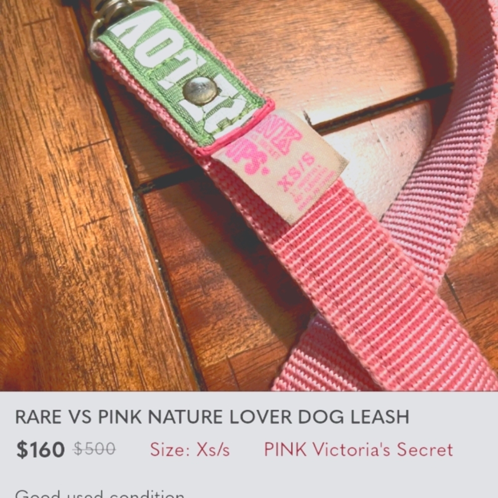 Brand New VS Pink Dog Leash